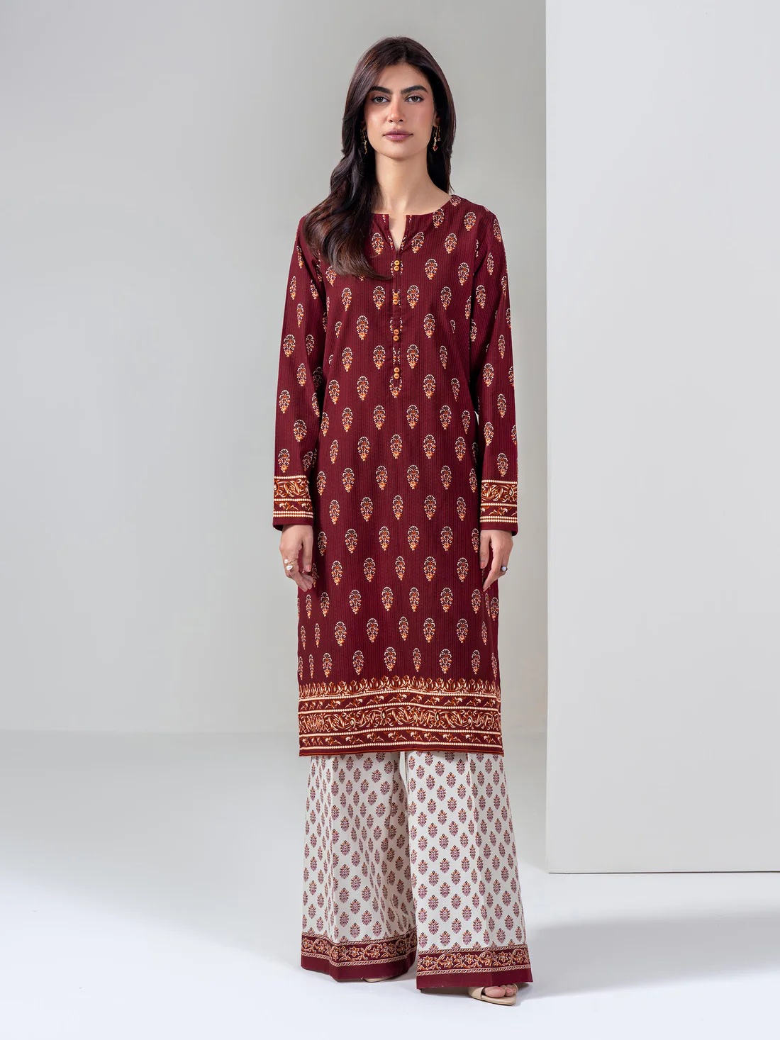 2 Piece Slub Khaddar Suit 2 Piece Slub Khaddar Suit