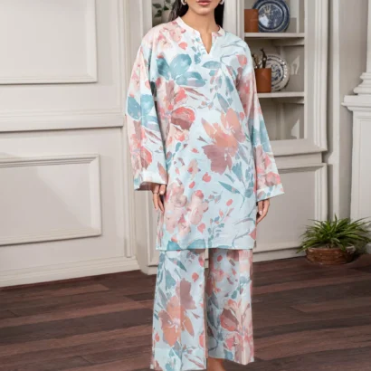 2 Piece Khaddar Suit-Printed