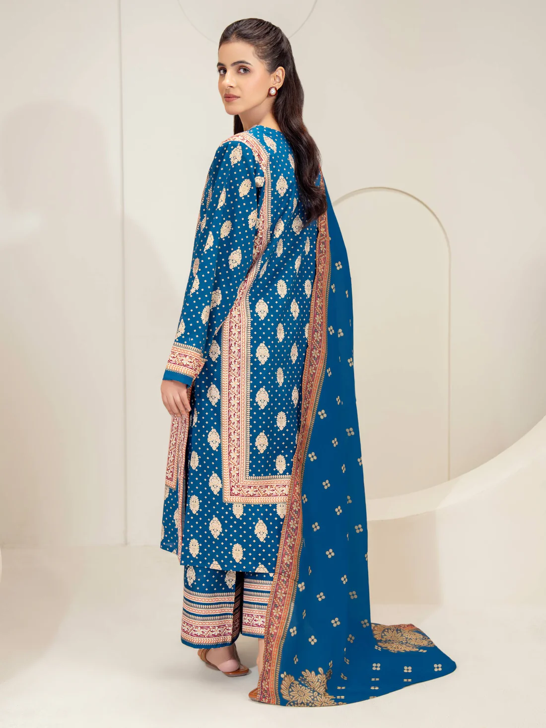 3 Piece Lawn Suit-Paste Print