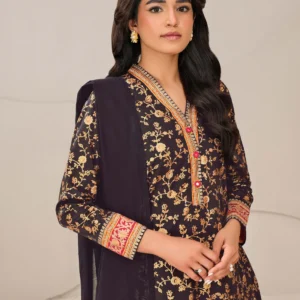 3 Piece Satin Suit-Paste