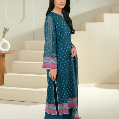 3 Piece Cambric Suit-Printed