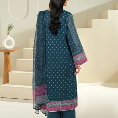 3 Piece Cambric Suit-Printed