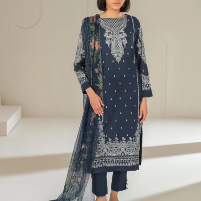 3 Piece Blue Cambric Suit