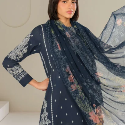 3 Piece Lawn Suit-Paste Print