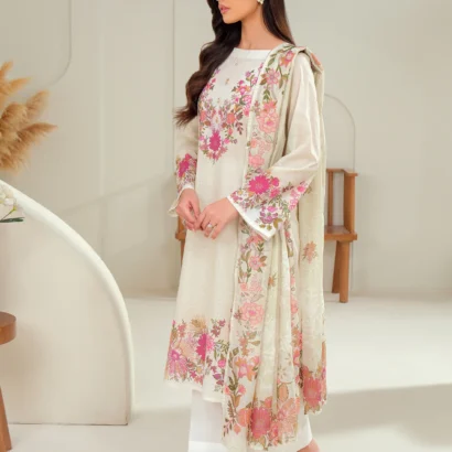 Trendy 2 Piece Lawn Suit-Printed