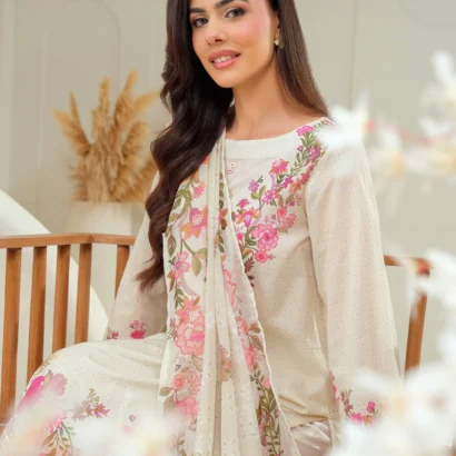 Trendy 2 Piece Lawn Suit-Printed