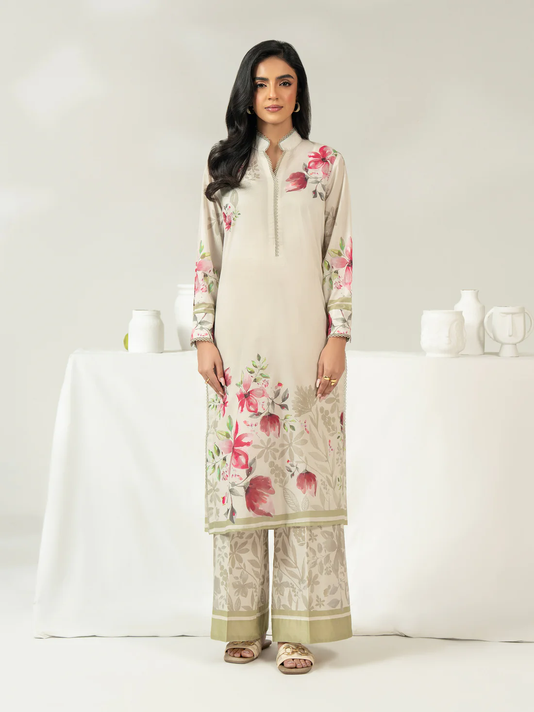 2 Piece Cambric Suit-Printed