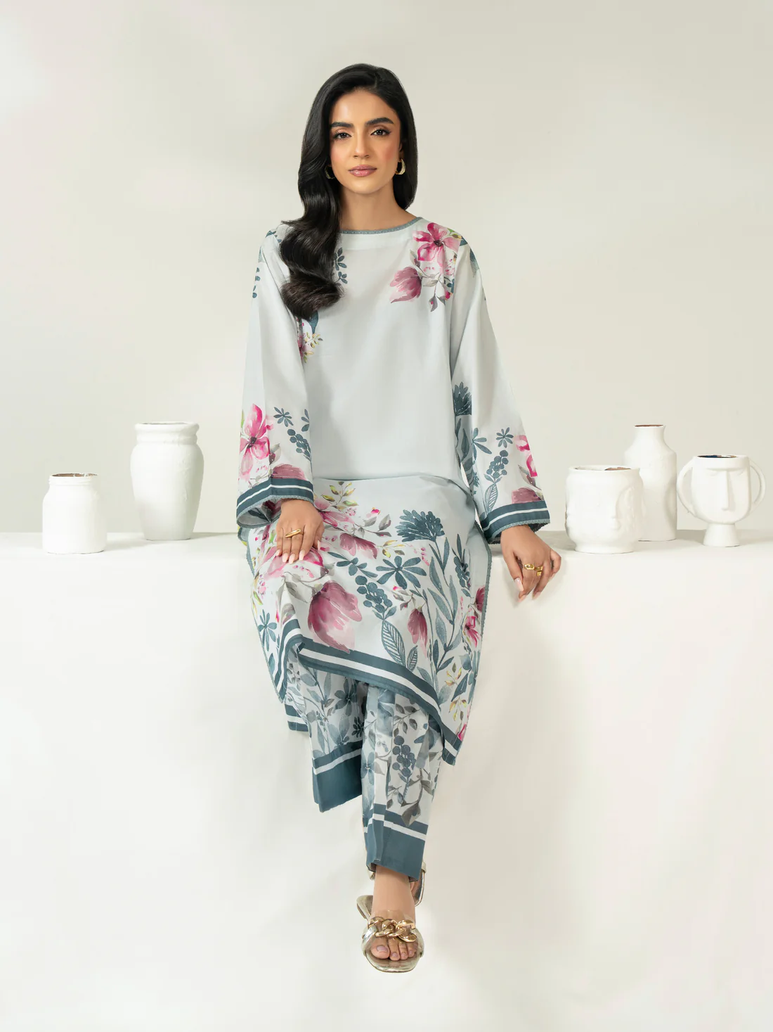 2 Piece Cambric Suit-Printed