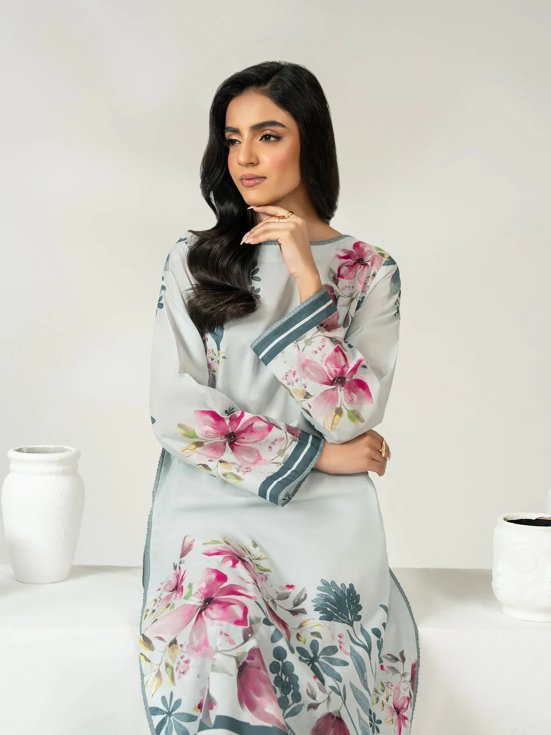 2 Piece Cambric Suit-Printed