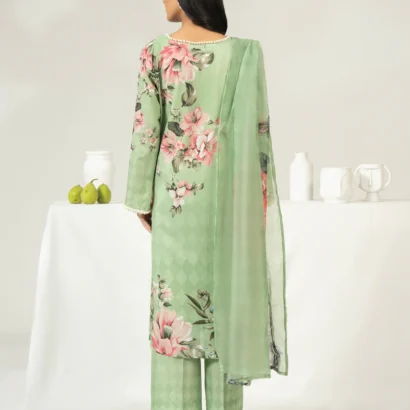 3 Piece Cambric Suit-Printed