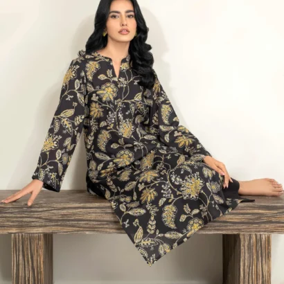 Khaddar Shirt and trouser-Printed